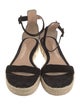 Gianvito Rossi Suede Braided Accents Espadrilles
