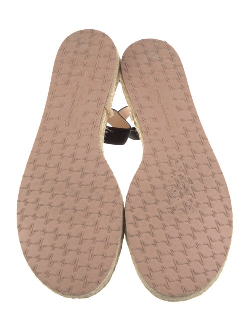 Gianvito Rossi Suede Braided Accents Espadrilles