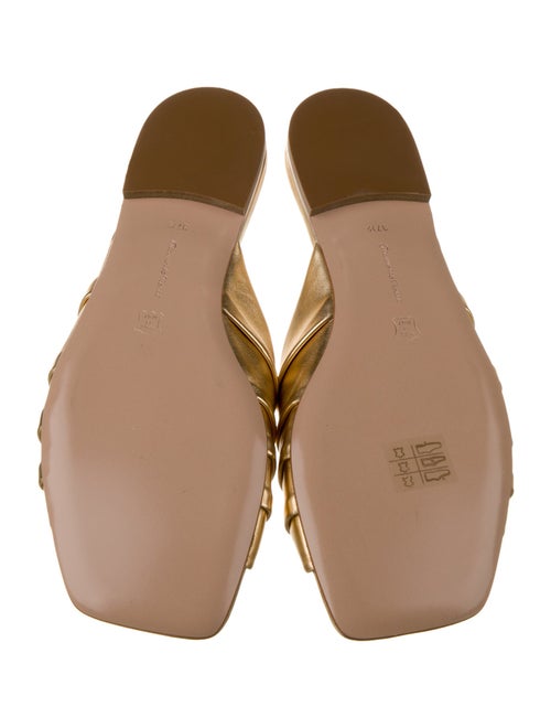 Gianvito Rossi Leather Slides