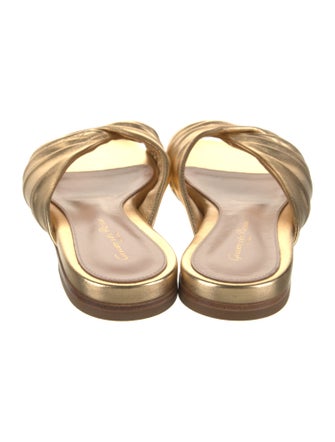 Gianvito Rossi Leather Slides
