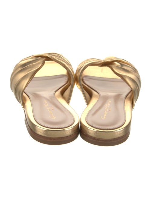 Gianvito Rossi Leather Slides