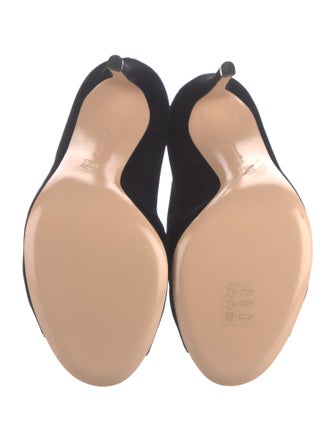 Gianvito Rossi Velvet Lace-Up Boots