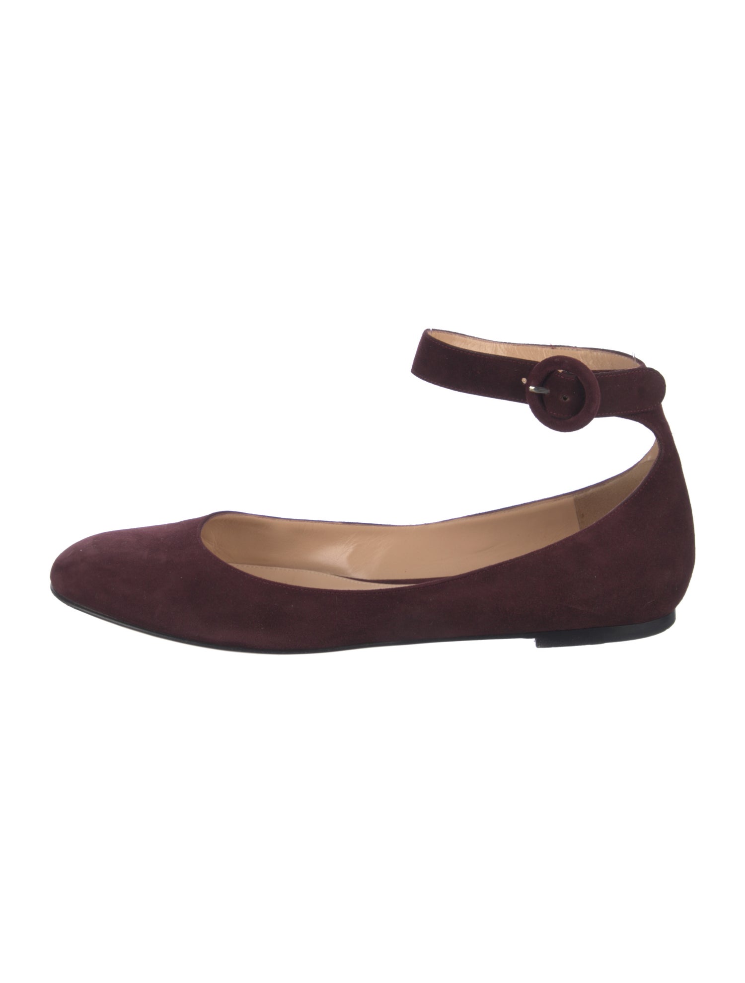 Gianvito Rossi Suede Ballet Flats