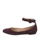 Gianvito Rossi Suede Ballet Flats