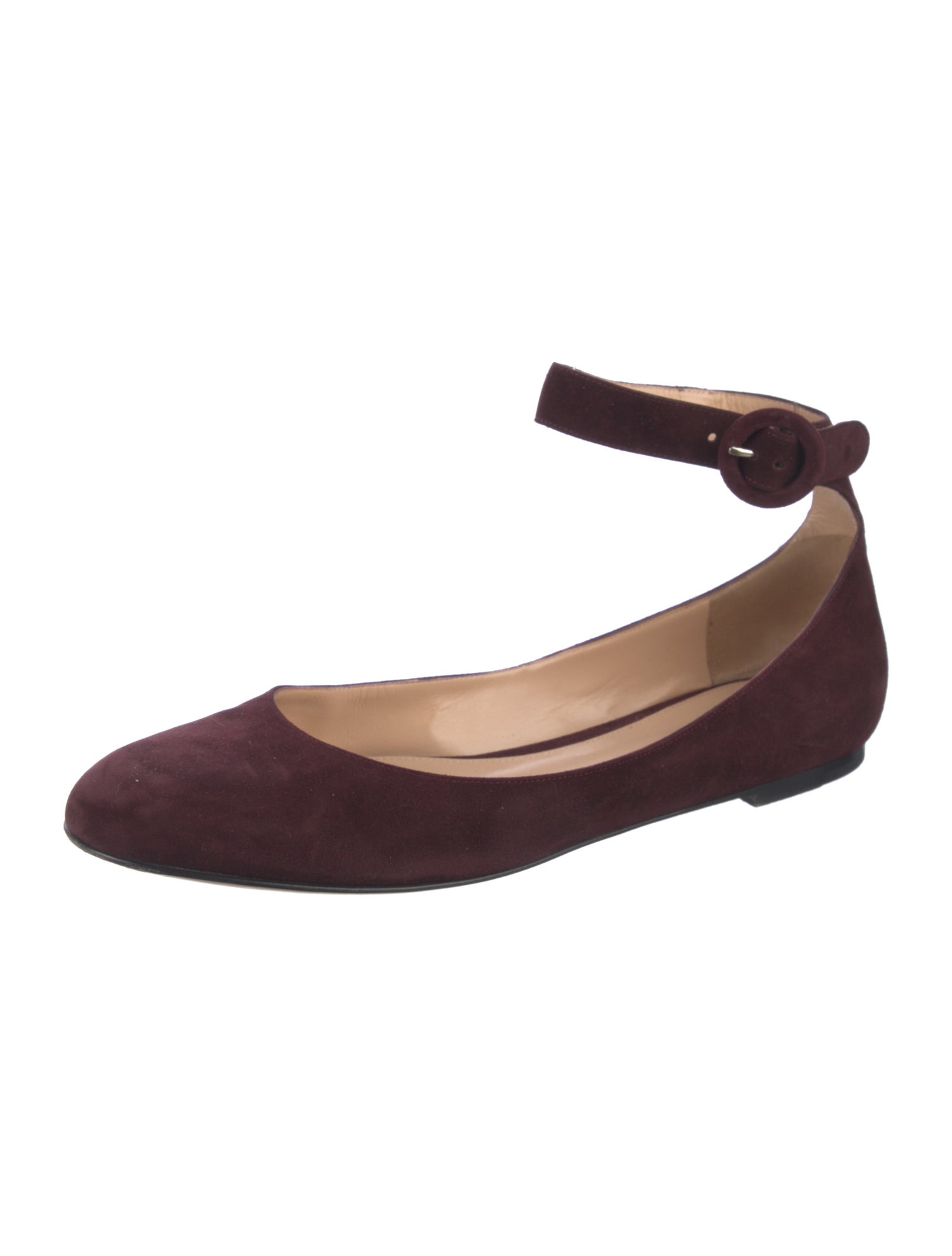 Gianvito Rossi Suede Ballet Flats