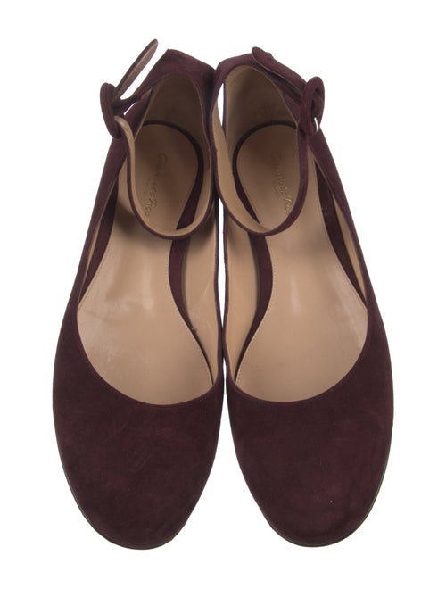 Gianvito Rossi Suede Ballet Flats