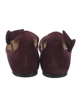Gianvito Rossi Suede Ballet Flats