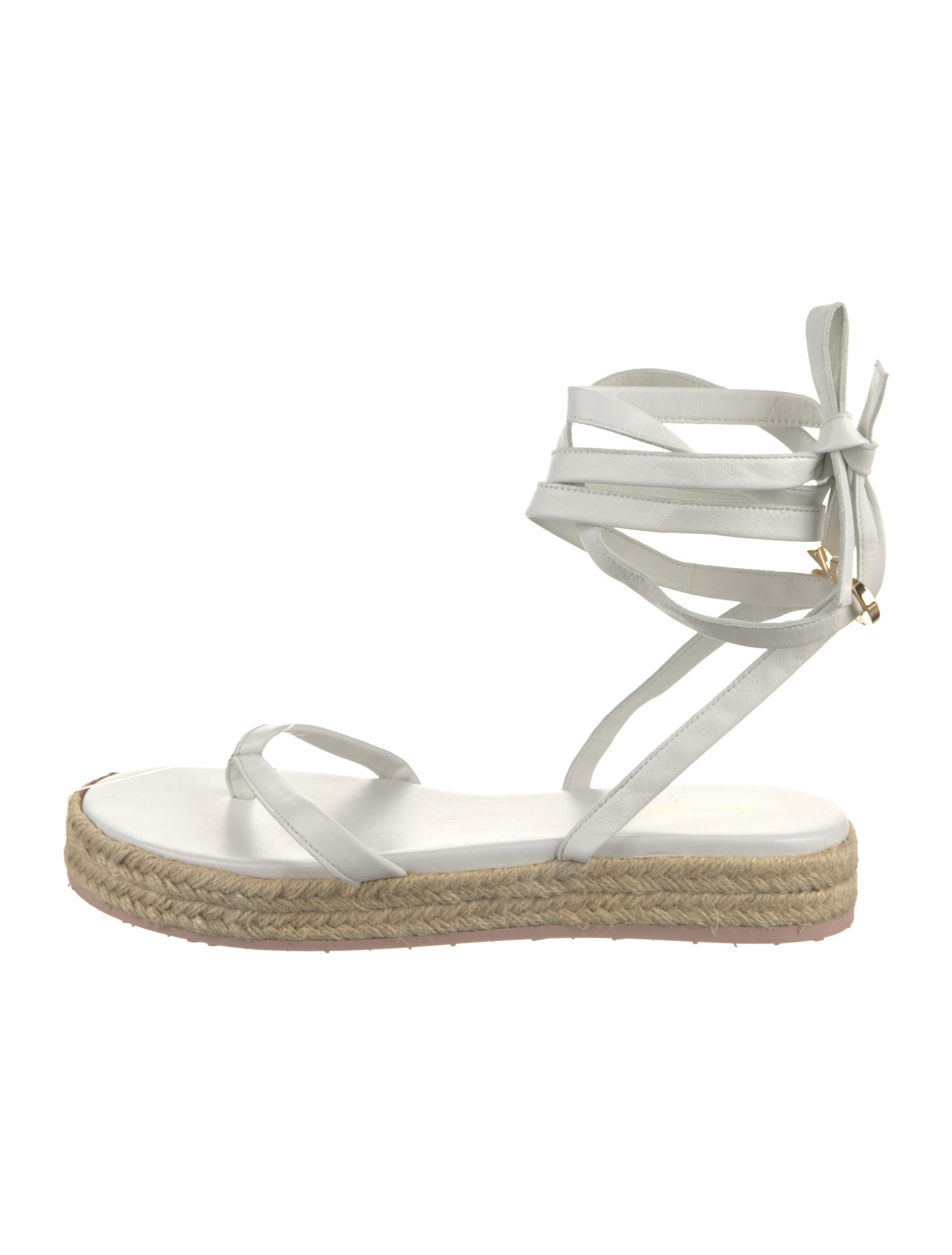 Gianvito Rossi Leather Espadrilles