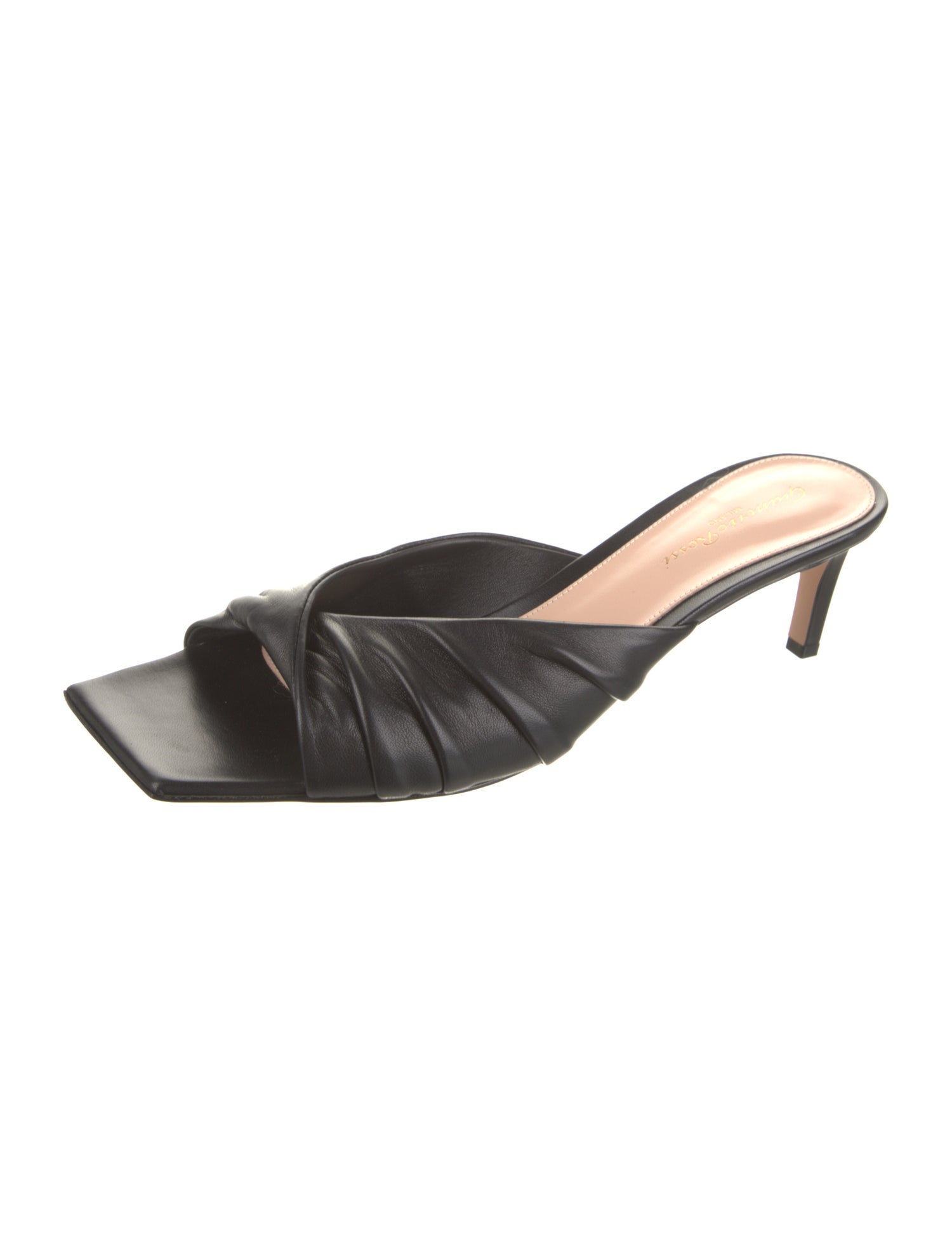 Gianvito Rossi Leather Slides