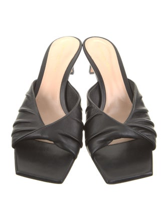 Gianvito Rossi Leather Slides