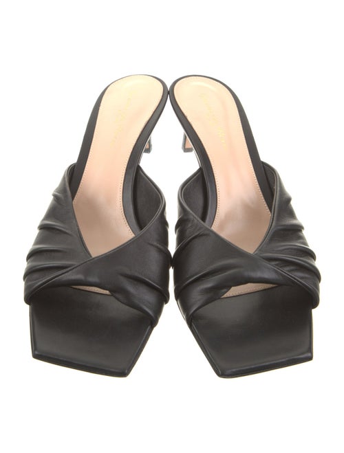 Gianvito Rossi Leather Slides