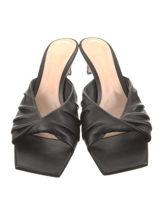 Gianvito Rossi Leather Slides