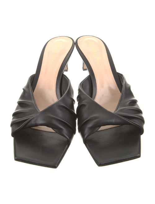 Gianvito Rossi Leather Slides