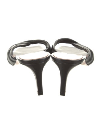 Gianvito Rossi Leather Slides