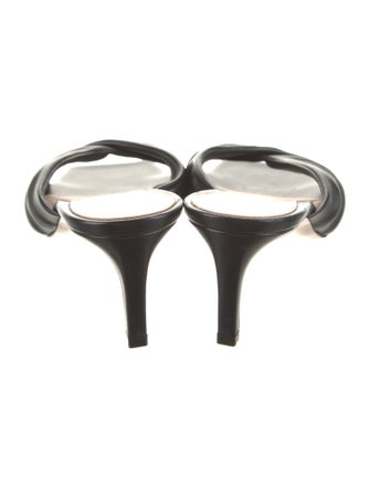 Gianvito Rossi Leather Slides