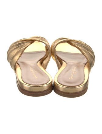 Gianvito Rossi Leather Slides