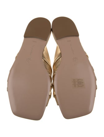 Gianvito Rossi Leather Slides