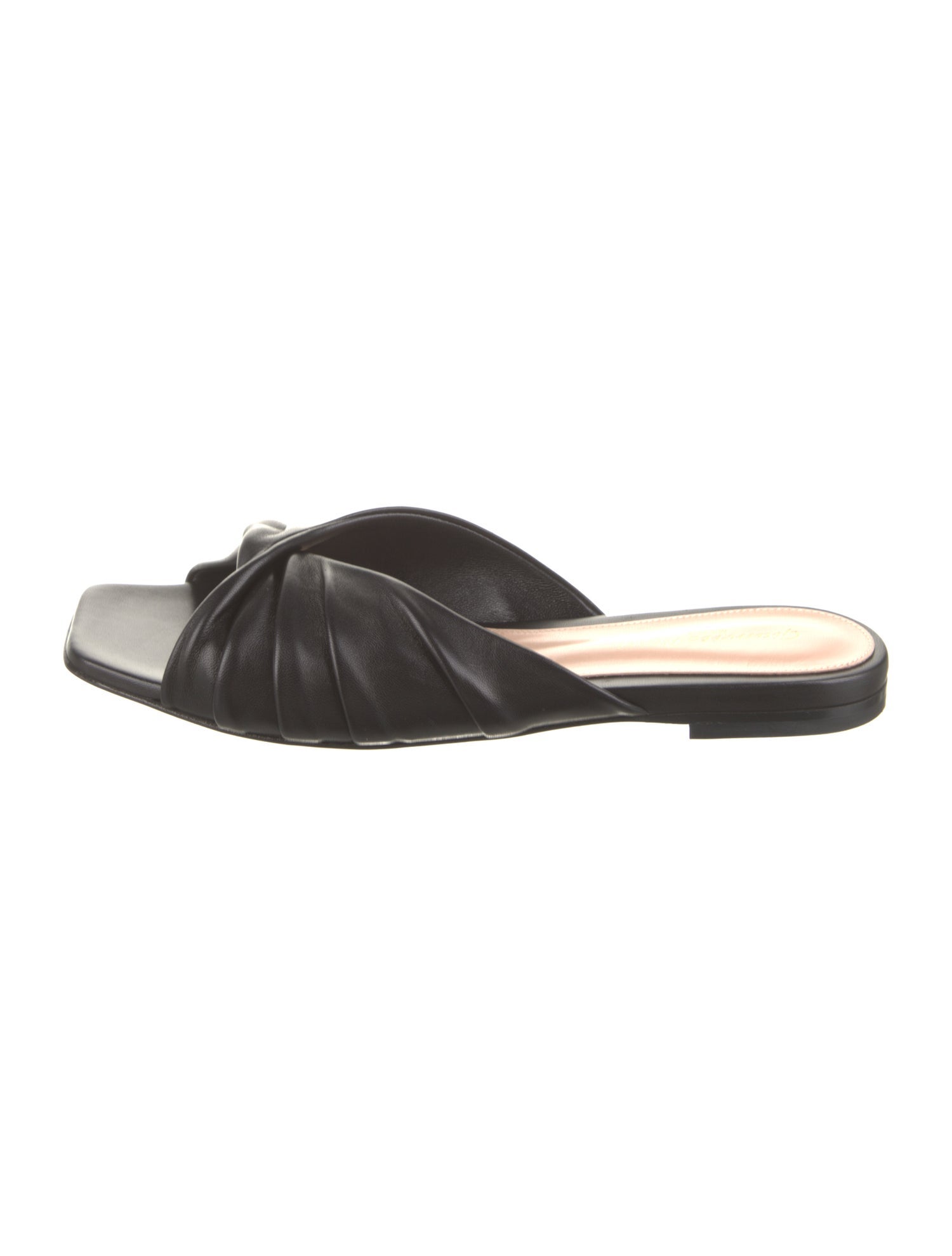Gianvito Rossi Leather Slides