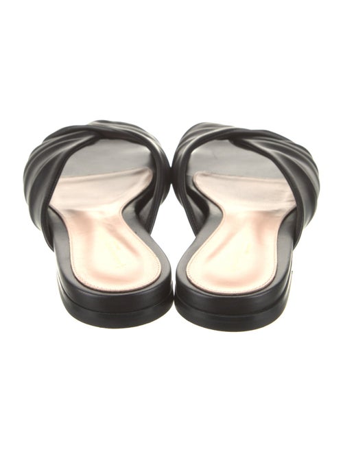 Gianvito Rossi Leather Slides