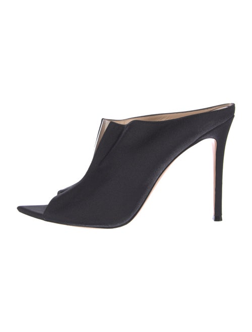 Gianvito Rossi Satin Mules