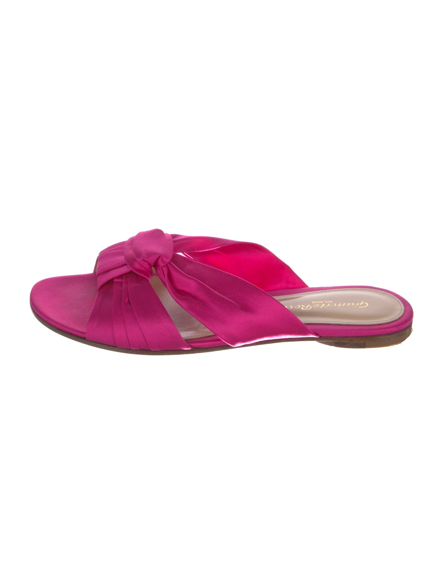 Gianvito Rossi Satin Slides