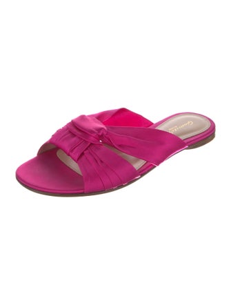 Gianvito Rossi Satin Slides
