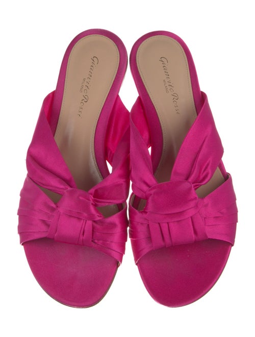 Gianvito Rossi Satin Slides