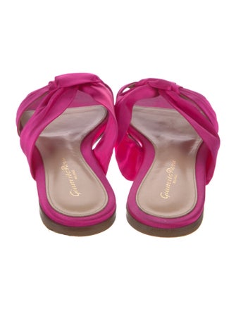 Gianvito Rossi Satin Slides