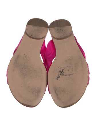 Gianvito Rossi Satin Slides