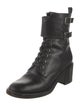 Gianvito Rossi Leather Combat Boots