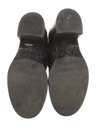 Gianvito Rossi Leather Combat Boots