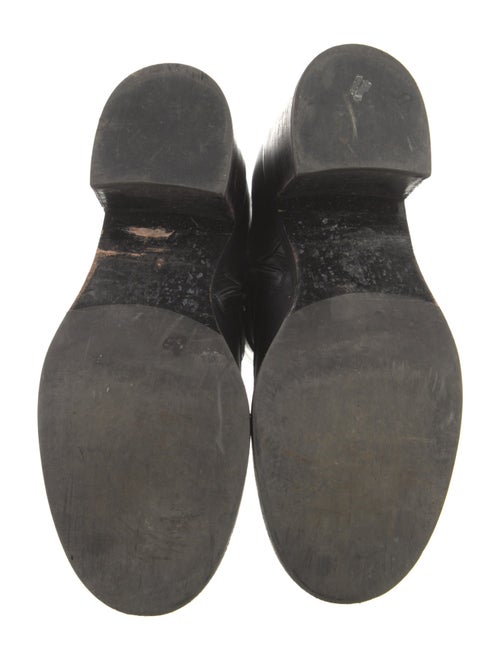 Gianvito Rossi Leather Combat Boots