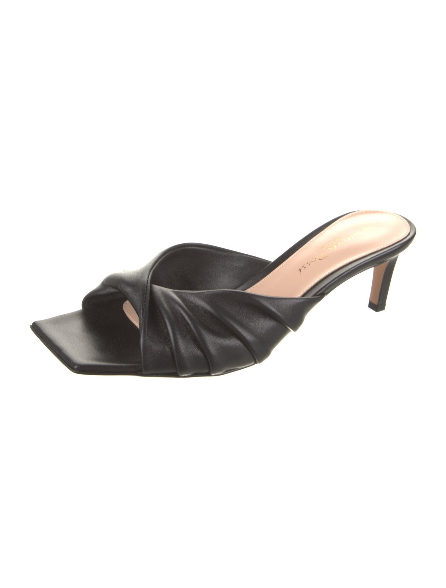 Gianvito Rossi Leather Slides