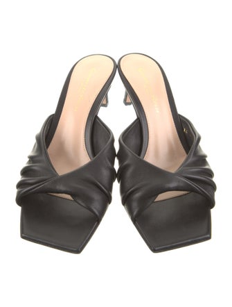 Gianvito Rossi Leather Slides