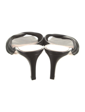 Gianvito Rossi Leather Slides