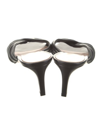 Gianvito Rossi Leather Slides