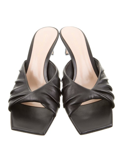 Gianvito Rossi Leather Slides
