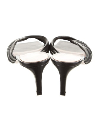 Gianvito Rossi Leather Slides