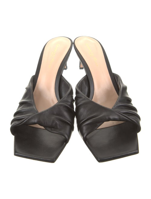 Gianvito Rossi Leather Slides