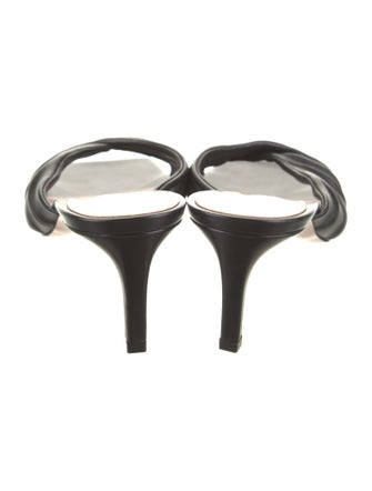 Gianvito Rossi Leather Slides