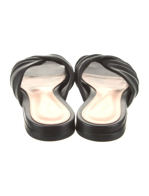 Gianvito Rossi Leather Slides