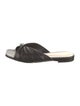 Gianvito Rossi Leather Slides