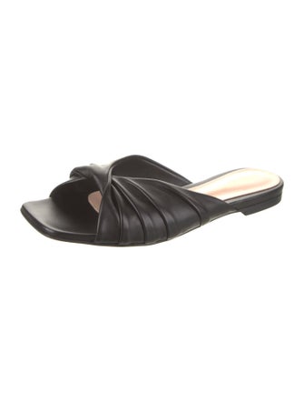 Gianvito Rossi Leather Slides