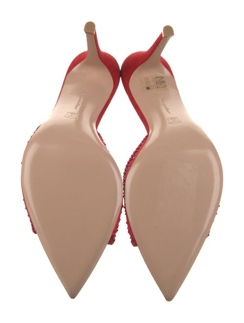 Gianvito Rossi Mesh Crystal Embellishments Slides