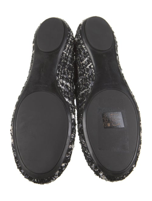 Gianvito Rossi Tweed Tweed Pattern Mary Jane Flats