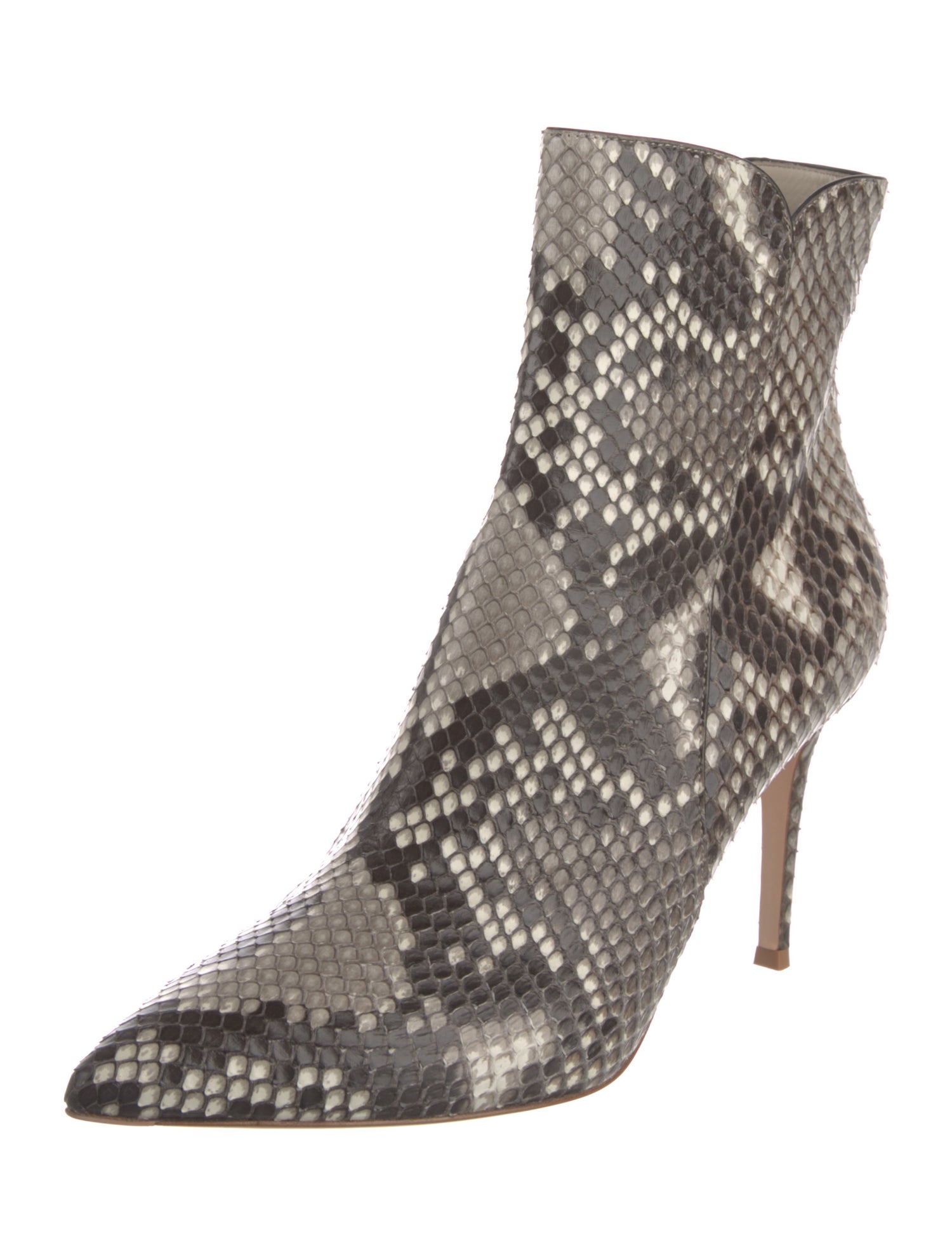 Gianvito Rossi Snakeskin Animal Print Boots