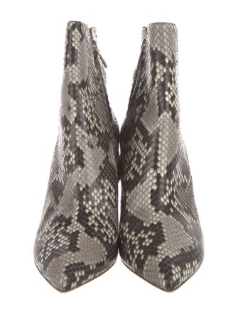 Gianvito Rossi Snakeskin Animal Print Boots