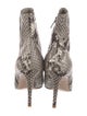 Gianvito Rossi Snakeskin Animal Print Boots