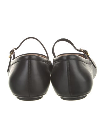 Gianvito Rossi Leather Mary Jane Flats