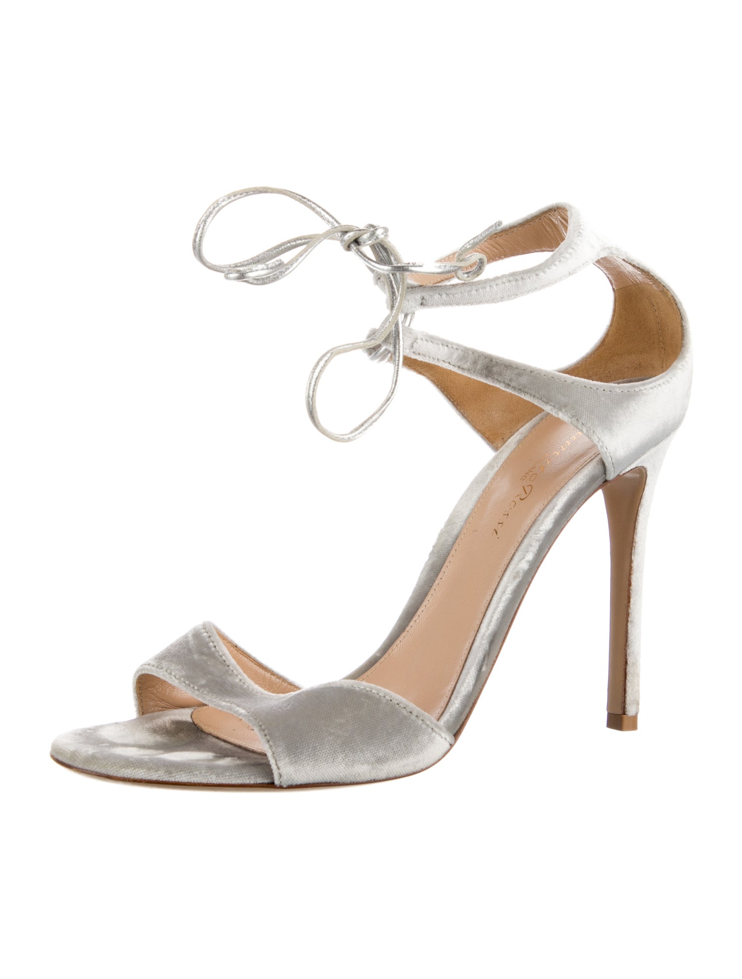 Gianvito Rossi Velvet Sandals